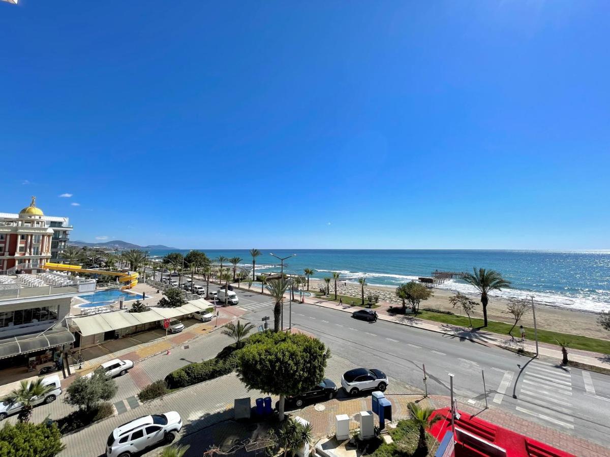 Sa Apartments! Beachfront Apartment With Sea View & Pool Alanya Esterno foto