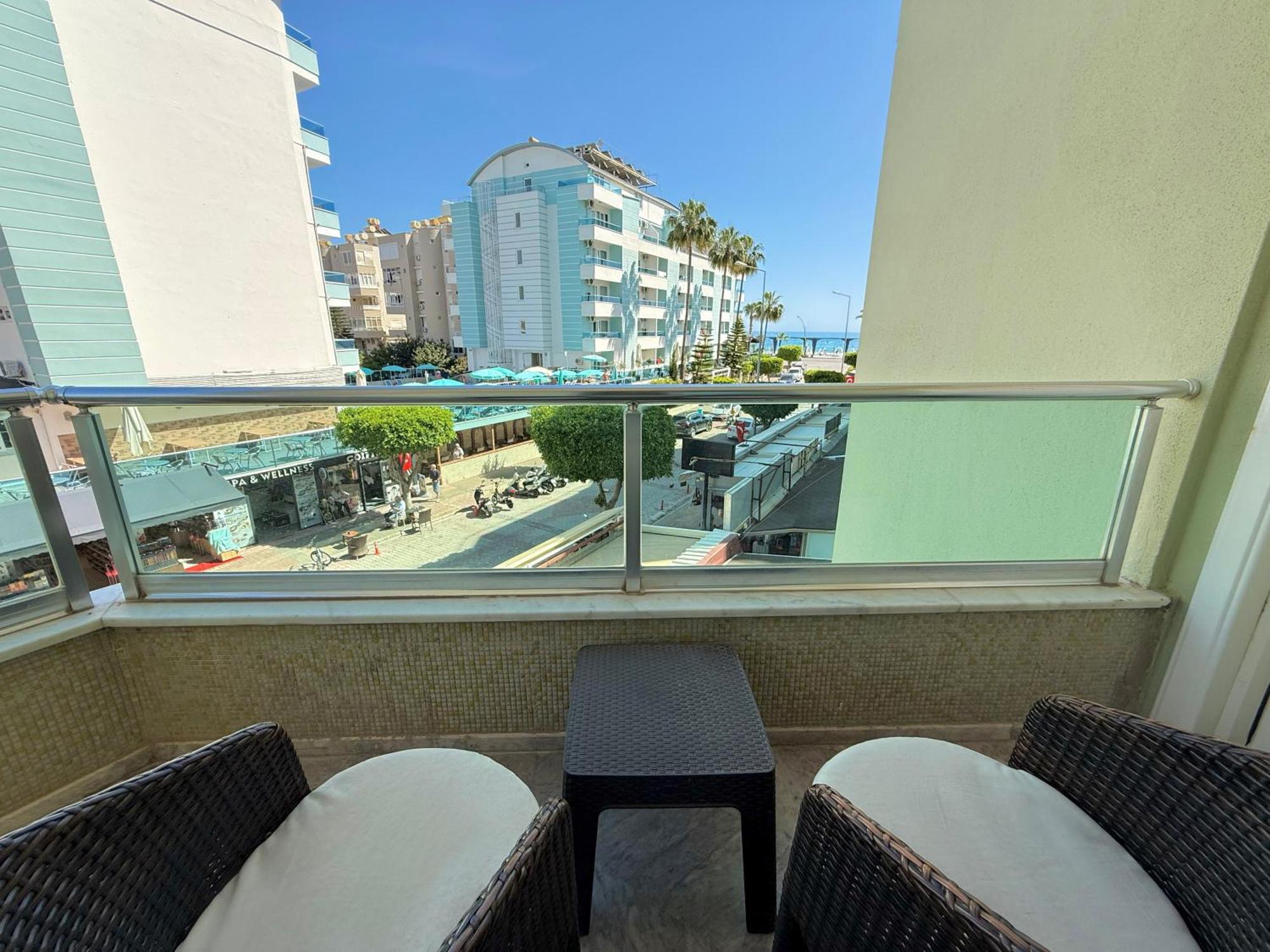 Sa Apartments! Beachfront Apartment With Sea View & Pool Alanya Esterno foto
