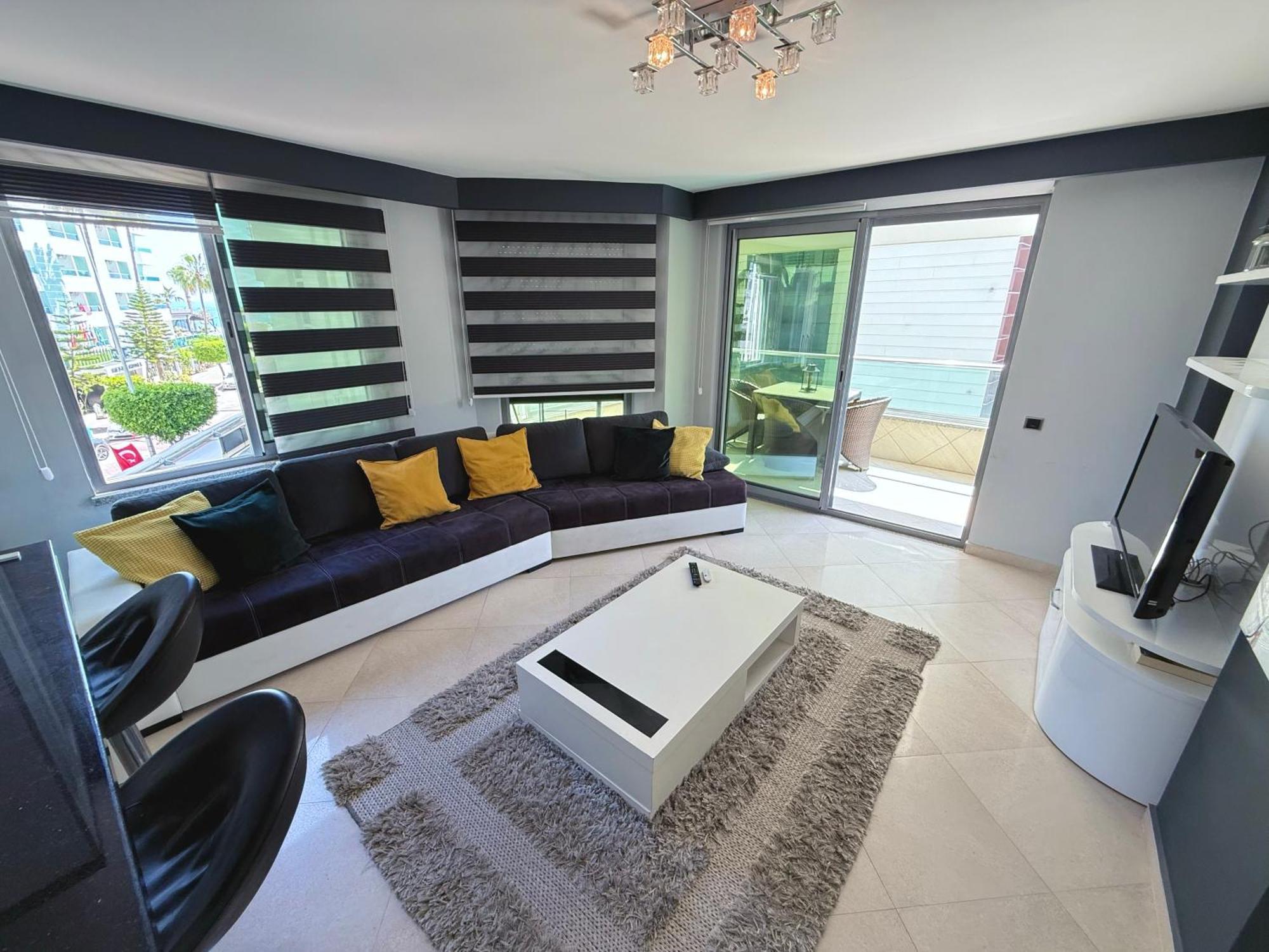 Sa Apartments! Beachfront Apartment With Sea View & Pool Alanya Camera foto