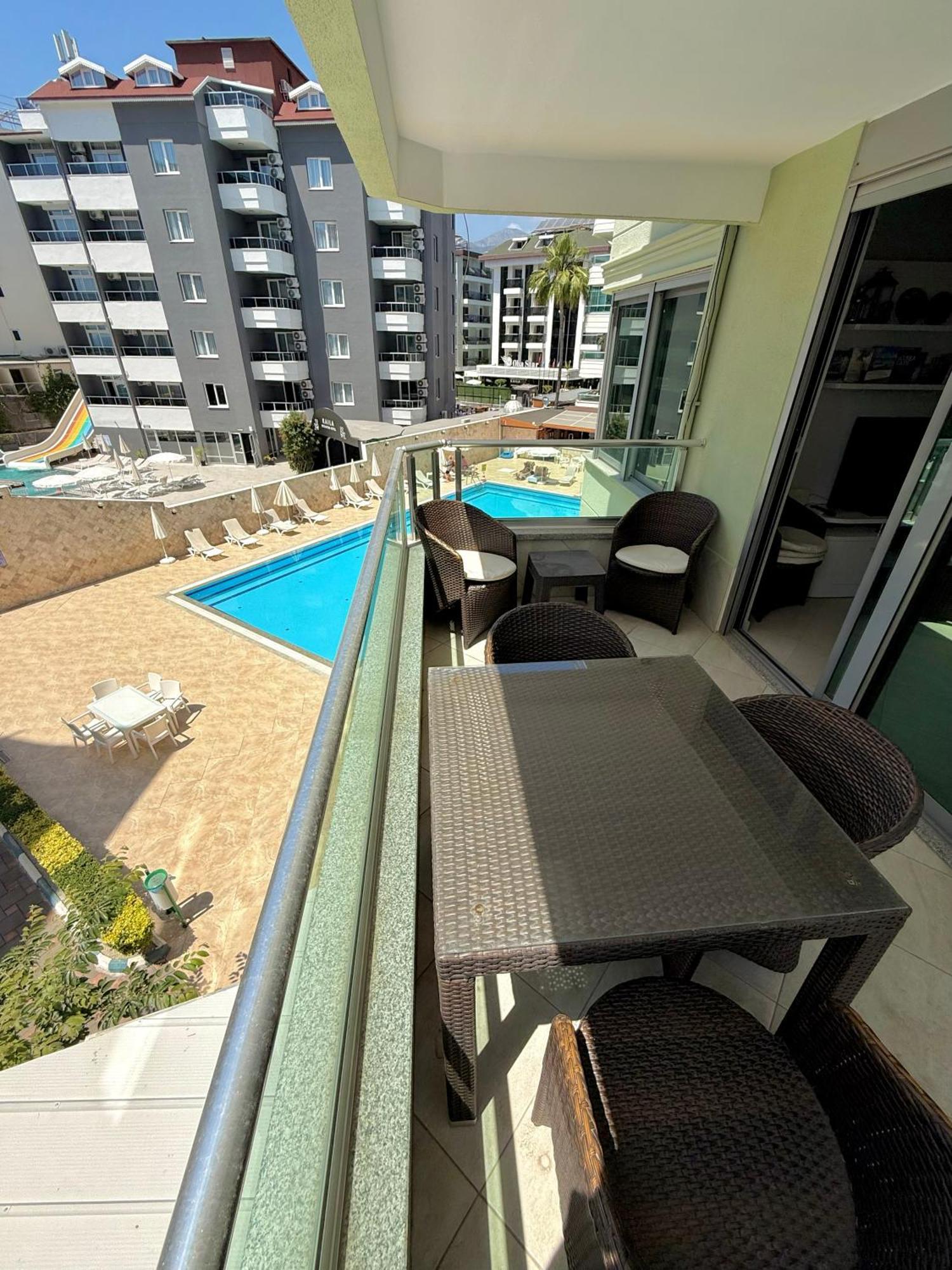 Sa Apartments! Beachfront Apartment With Sea View & Pool Alanya Esterno foto