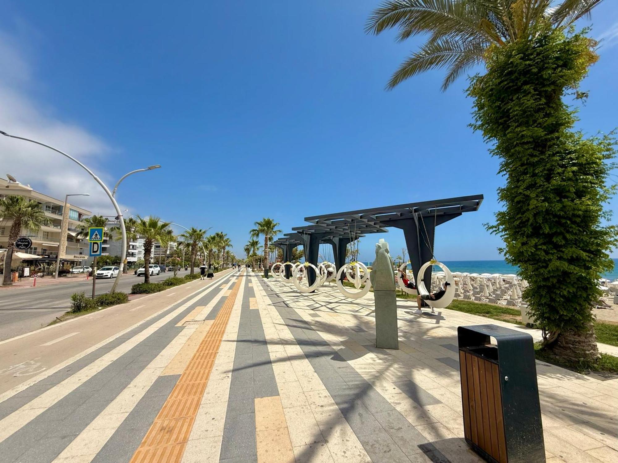 Sa Apartments! Beachfront Apartment With Sea View & Pool Alanya Esterno foto